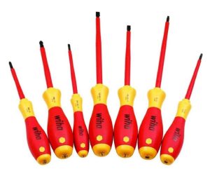 Insulated SoftFinish Slotted & Phillips & Square Screwdriver Set 7 Piece | Screwdrivers Hand Tools Screwdrivers