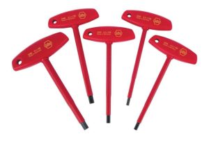 Insulated T-Handle Hex Metric 5 Pc. Set | Hex Keys Hand Tools Hex Keys