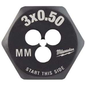 M3-0.50 mm 1-Inch Hex Threading Die | Taps & Dies Hand Tools Taps & Dies