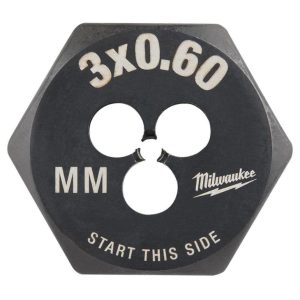 M3-0.60 mm 1-Inch Hex Threading Die | Taps & Dies Hand Tools Taps & Dies