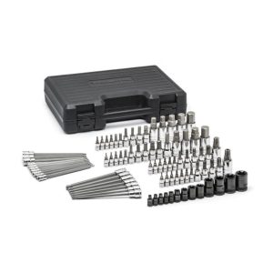 Master SAE/Metric and TORX Bit Socket Set 84 pc 1/4 3/8 & 1/2 In. Drive | Sockets & Socket Sets Hand Tools Silver