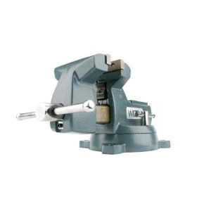 Mechanic Vise 5 In. Jaw with Swivel Base | Vises & Anvils Hand Tools Gray