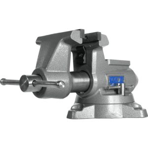 Mechanics Pro Vise 5-1/2 Jaw Width 5in Jaw Opening 360 Swivel Base | Vises & Anvils Hand Tools Gray