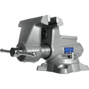 Mechanics Pro Vise 6-1/2in Jaw Width 6-1/2in Jaw Opening 360 Swivel Base | Vises & Anvils Hand Tools Gray