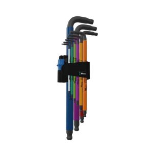 Metric BlackLaser 950/9 Hex-Plus Multicolor HF 1 L-Key Set | Hex Keys Hand Tools Hex Keys