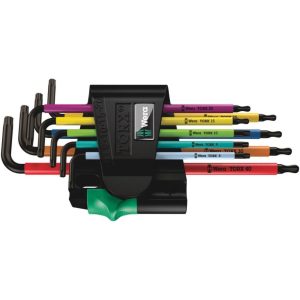 Metric BlackLaser 967/9 TX BO Multicolor 1 L-Key Set | Hex Keys Hand Tools Hex Keys