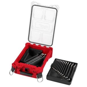 Metric Combination Wrench Set with PACKOUT Compact Organizer 15 Piece | Tool Sets Hand Tools Tool Sets