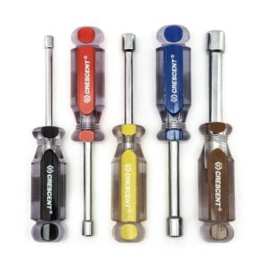 Nutdriver Set SAE Solid Shaft Tri-lobe Acetate 5pc | Nut Drivers Hand Tools Nut Drivers