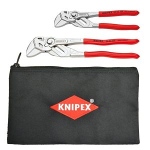 Pliers Wrench Set with Keeper Pouch 2pc | Tool Sets Hand Tools Multiple