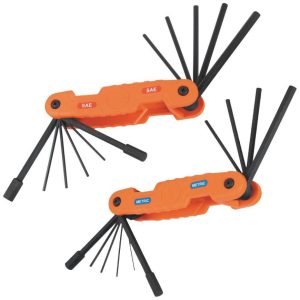 Pro Folding Hex Key Set SAE, Metric | Hex Keys Hand Tools Hex Keys