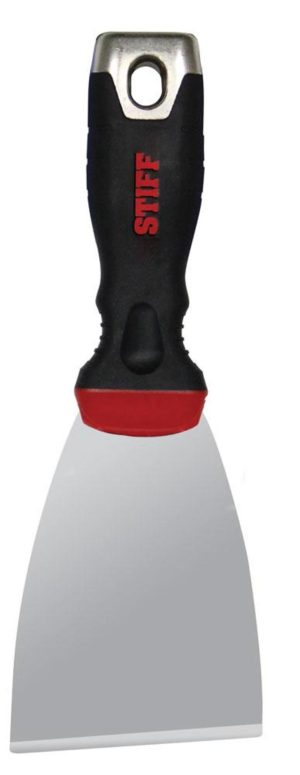 Pro Grip 3 In. Stiff Scraper with Hammer Cap | Putty Knives Hand Tools Blue