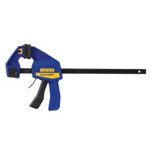 Quick Grip One Handed Bar Clamp Medium Duty 12in | Clamps Clamps Blue