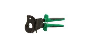 Ratcheting ACSR Cutter 10.25in Cushioned Grip Flip Top | Hand Cutting Tools Hand Cutting Tools Green