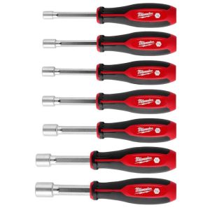 SAE HollowCore Magnetic Nut Driver Set 7pc | Nut Drivers Hand Tools Nut Drivers