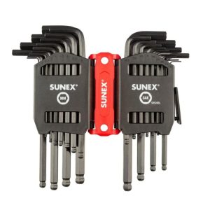 SAE/Metric Ball End Long Arm Hex Key Set 26pc | Hex Keys Hand Tools Hex Keys