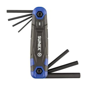 SAE/Metric Folding Hex Key Set 17pc | Hex Keys Hand Tools Hex Keys