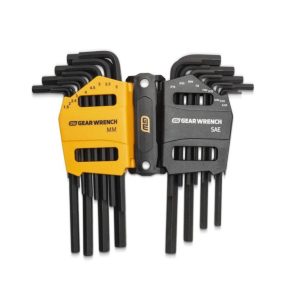 SAE/Metric Hex Key Set Long Arm 26pc | Hex Keys Hand Tools Hex Keys