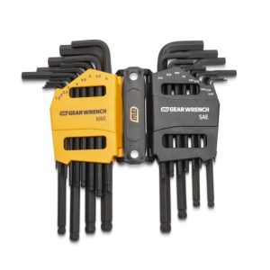 SAE/Metric Hex Key Set Long Ball End 26pc | Hex Keys Hand Tools Hex Keys