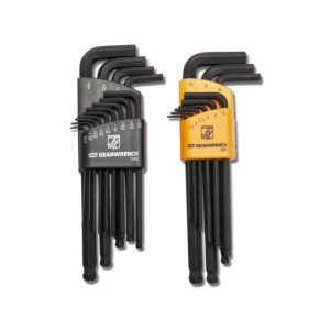 SAE/Metric Hex Key Set Magnetic Long Ball End 22pc | Hex Keys Hand Tools Hex Keys