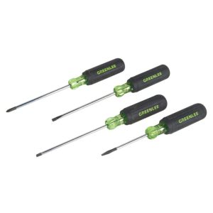 Screwdriver Mini 4 PC | Screwdrivers Hand Tools Black & Gray