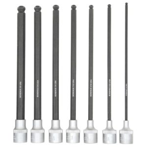 Set 7 Ball End x 6 Inch with Sockets 1/8 Inch to 3/8 Inch | Hex Keys Hand Tools Hex Keys