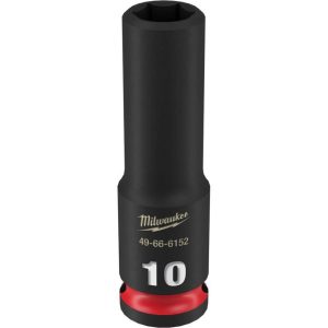 SHOCKWAVE Impact Duty Socket 3/8in Drive 10MM Deep 6 Point | Sockets & Socket Sets Hand Tools Black