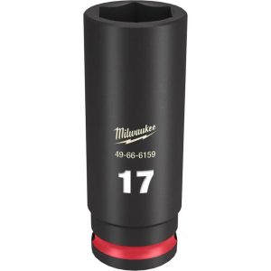 SHOCKWAVE Impact Duty Socket 3/8in Drive 17MM Deep 6 Point | Sockets & Socket Sets Hand Tools Black