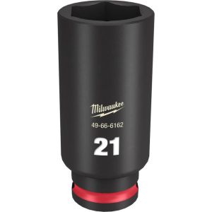 SHOCKWAVE Impact Duty Socket 3/8in Drive 21MM Deep 6 Point | Sockets & Socket Sets Hand Tools Black