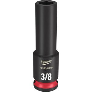 SHOCKWAVE Impact Duty Socket 3/8in Drive 3/8in Deep 6 Point | Sockets & Socket Sets Hand Tools Black