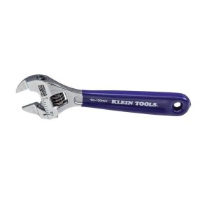 Slim-Jaw Adjustable Wrench 4in | Wrenches Hand Tools Blue