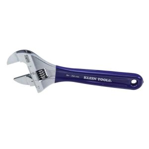 Slim-Jaw Adjustable Wrench 8in | Wrenches Hand Tools Blue