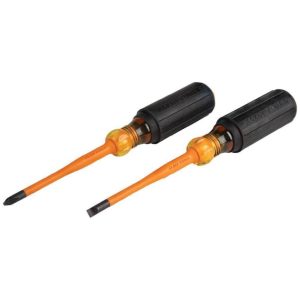 Slim-Tip Insul Screwdrivers 2-pc | Screwdrivers Hand Tools Orange