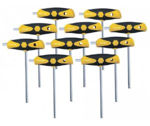 Soft Grip Dual Drive Inch T-Handle 10 Pc. Set | Hex Keys Hand Tools Hex Keys