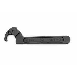 Spanner Wrench Adjustable Pin 3/4 In. to 2 In. (1/8 In. diameter) | Wrenches Hand Tools Black