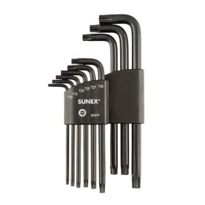 Tamperproof Torx Long Arm Magnetized Key Set 9pc | Hex Keys Hand Tools Hex Keys