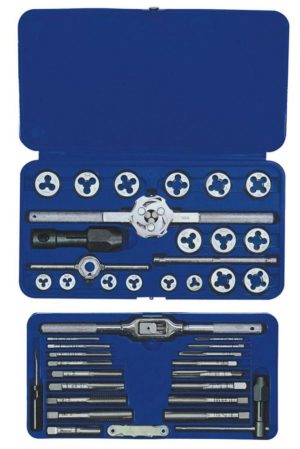 Tap & Die 41 piece Set Combo Hex | Taps & Dies Hand Tools Blue