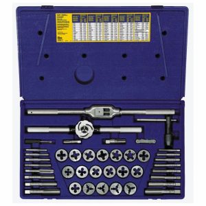 TAP & DIE 41PC SET FRACTIONAL RD | Taps & Dies Hand Tools Taps & Dies