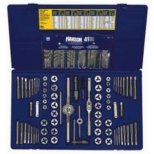 Tap & Die & Drill 117 Pc. Deluxe Set | Taps & Dies Hand Tools Black