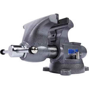 Tradesman 8in Round Channel Vise with Swivel Base | Vises & Anvils Hand Tools Gray