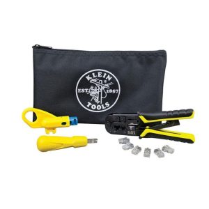 Twisted Pair Install Kit with Pouch | Tool Sets Hand Tools Silver