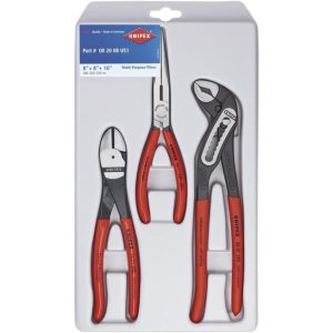 Universal Kraft 1 Pliers Set in Plastic Packaging 3pc | Tool Sets Hand Tools Multiple