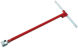 Valve Key Adjustable for Mains Gate Valves | Wrenches Hand Tools Red