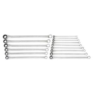 Wrench Set Ratcheting Metric 15pc | Tool Sets Hand Tools Silver