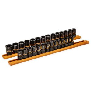 28 Pc 1/4 In. & 3/8 In. Drive Bolt biter Impact Extraction Socket Set | Sockets & Socket Sets Hand Tools Sockets & Socket Sets