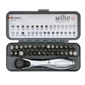 GoBox Standard Bit Set with Mini Ratchet 32pc | Sockets & Socket Sets Hand Tools Sockets & Socket Sets